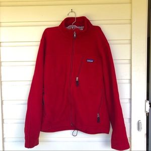 Red Patagonia Fleece Jacket